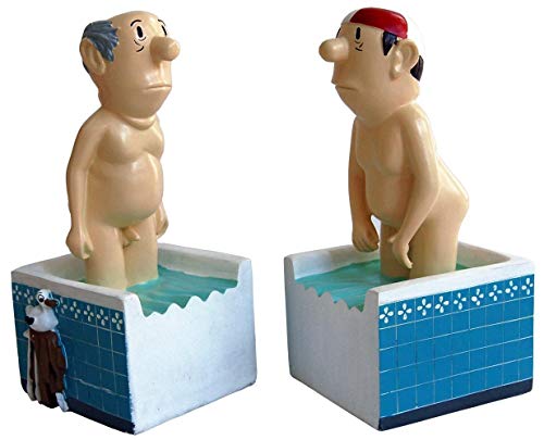 Loriot - Fermalibri Men in the bath, 17 cm
