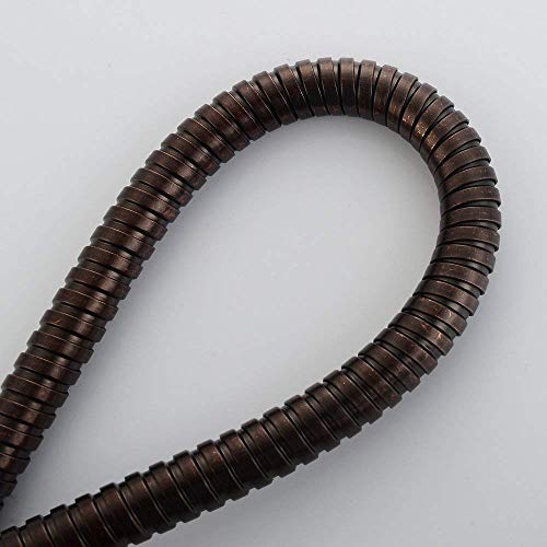 TRIPHIL Kink-free Shower Hoses Extra-long for Handheld Showerhead Hose Replacement Flexible Metal Shower Tube Extension Anti-twist 2 Brass Connectors Stainless Steel Sleeve Oil Rubbed Bronze 71 Inch