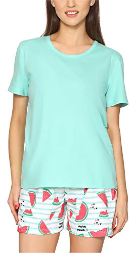 Preisvergleich Produktbild Merry Style Damen Schlafanzug MS10-177 (Minze / Wassermelone, XL)