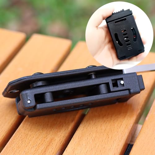Taille Zurück Gürtelclip,Multifunktionale Taille Clip,Messer K Scheide Clamp,Messer Klammer Reisegürtelschlaufen,Gürtelclip Taktische Scheide,Für Holster Camping Diy Outdoor Tool,Kiuiom