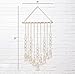 23 Bees, Macrame Wall Hangings Test Tube Vase, Hanging Plastic Flower Container, Boho Fringe Decor Planter for Bedroom, Woven Crochet Rope Art Tapestry Decorations for Room