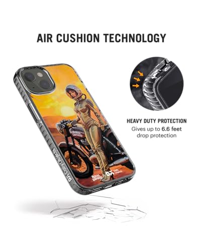Image of DailyObjects The Future is Classic Stride 2.0 Magnetic Case Cover Compatible with iPhone 15 | Wireless Charging Slim Back Cover | 2 Layer Edge Protection & Shockproof