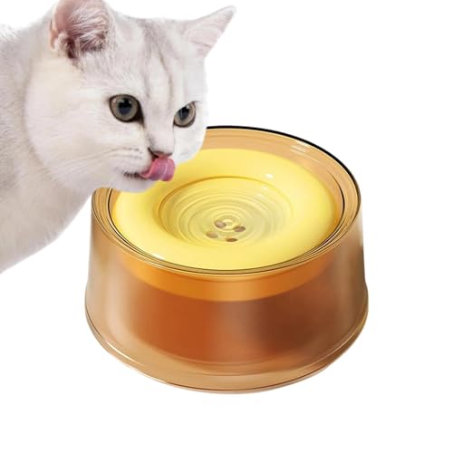 Cuenco de agua para perros a prueba de fugas con disco flotante 2