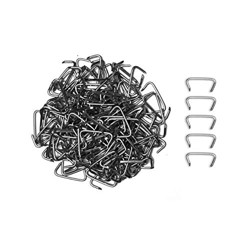 1000 pcs 3/4" Hog Rings (1000 Value Pack) Weather Resistant Galvanized Steel Perfect