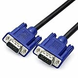 Cabo VGA 1,5 Metros Super Resistente Conexão Estável e Durável para TV, Projetor, Notebook e Monitores Compatível com Diversos Dispositivos, Fácil de Instalar Perfeito para Casa, Escritório e Escola