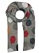 Produktbild Zwillingsherz Seidentuch Halstuch Schal aus Seide und Baumwolle für Damen Mädchen Kinder - Hochwertiges Tuch Schultertuch im bunte Punkte Design - Perfekt für Frühjahr Sommer Herbst Winter - oliv