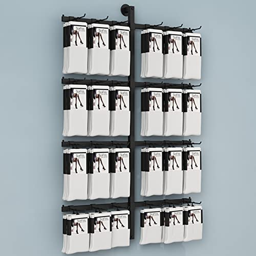 Estantes de pared ajustables, organizador que ahorra espacio para bufandas, cinturones, calcetines, sombreros, solución de almacenamiento doméstico y comercial