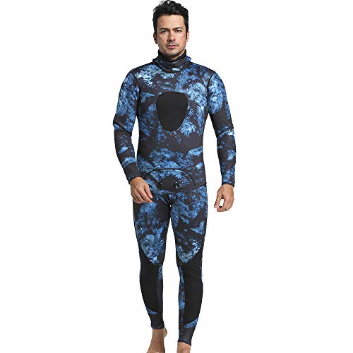 Myledi Camo Wetsuit 3Mm Neoprene Super Stretch Free Diving And Spearfishing Wetsuit Including Long John And Jacket (My051, L) #TOP1