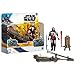 STAR WARS Epic World of Action The Mandalorian & Speeder Bike, 4-Inch Action Figure & Vehicle, Toys for 4 Year Old Boys and Girls & Up