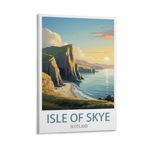 Poster Écosse île de Skye une affiche d'art raffinée pour sublimer votre chambre 50 x 75