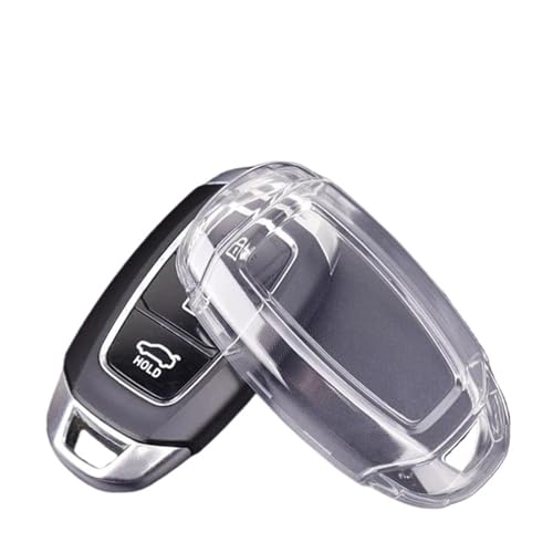 Coque clé voiture Hyundai transparente anti-rayure en TPU souple antichoc haute clarté