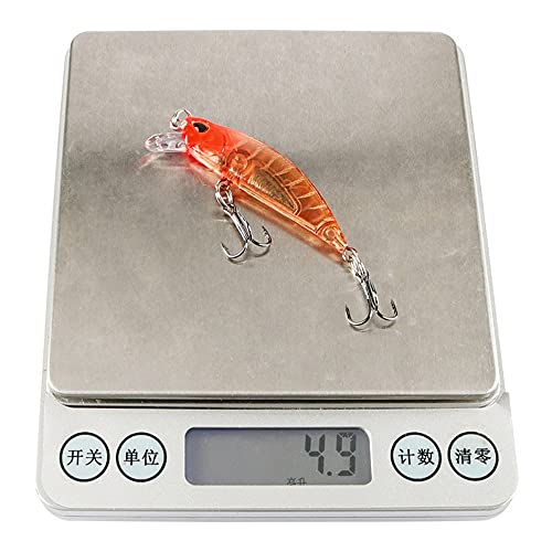 L-MEIQUN, 1pc 5.5 cm 5g Minnow wobbler Pesca Esca
