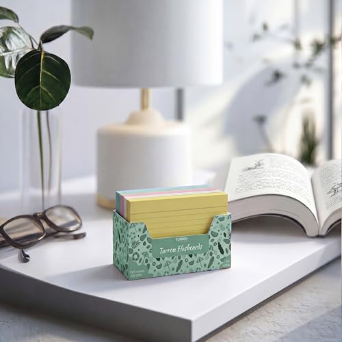 Image of Turron Basic Blank Index Flash Cards (150, Multicolor, 3 x 5 Inch, 1-Side Ruled)