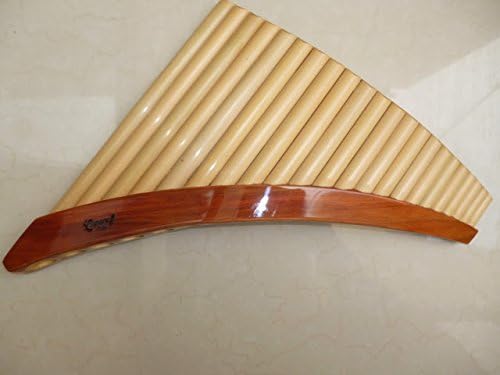 Professional Lupaca Natural Bamboo Pan Flaute 22 Pipes Case Included