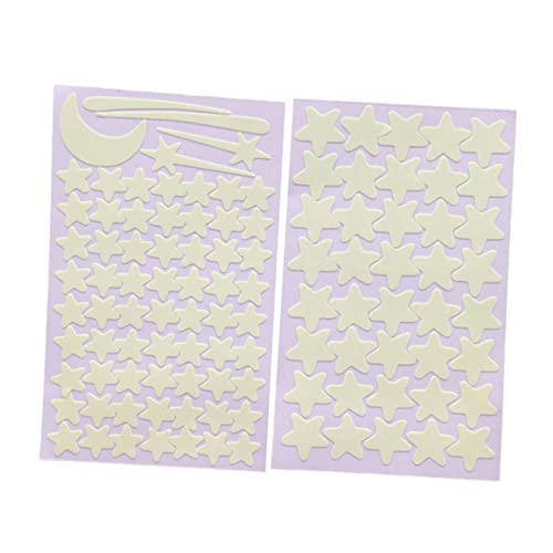 Luminous Kids Wall Decals 103pcs Star Ceiling Stickers