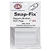 King Brothers Inc. SNX-1000-B PVC Snap-Fix Repair Coupling, White, 1-Inch