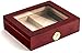 XIAOQIANG Humidor cygarowy z higrometrem i nawilżaczem,przechowywanie cygaro,humidor,pudełko na cygaro Dekoracyjne pudełko(kolor:brązowy) (Color : Wine Red)
