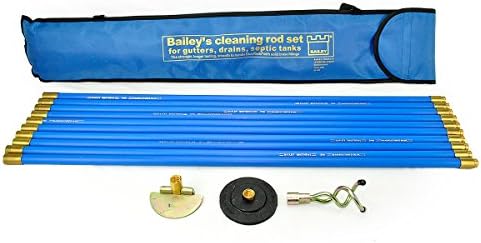 Bailey 5431 Universal Drain Rod Set in Carry Bag (3 Pieces)