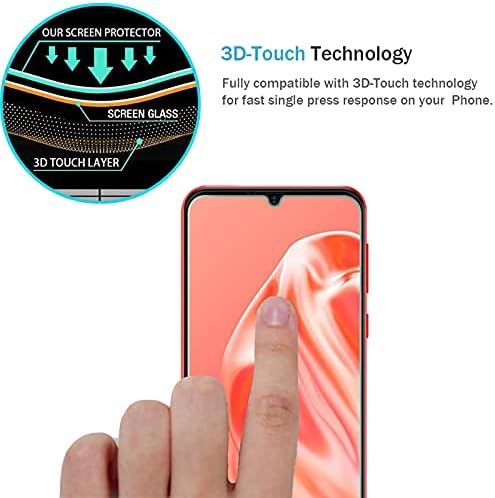 AOKUMA Screen Protector for Ulefone Note 6 Tempered Glass Screen Protector, [2 Pack] Premium Quality Guard Film, Case Friendly, Comfortable Round Edge,Shatterproof, Shockproof, Scratchproof oilproof