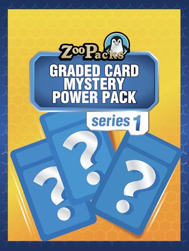 Zoo Packs TCG Graded Card Mystery Power Pack - 1 PSA Or CGC Graded Card + 1 Booster Pack + 25 Cards with 5 Being Holographic & 1 1st Edition | Compatible with Pokemon Cards