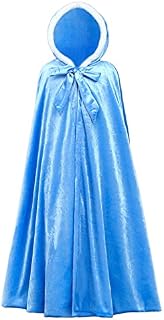 Maeau Kid Girls Princess Hooded Cape Long/Short Cape Fairy Cloak Girl's Christmas Birthday Carnival Halloween Cosplay Costume
