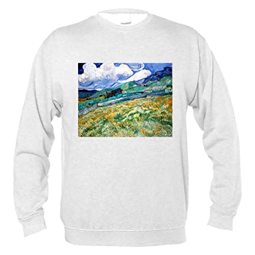 My Custom Style Van Gogh# Sweat-shirt unisexe col rond #Art Paysage Blanc 2XL Cover