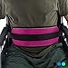 Wheelchair Seat Belt Safety Belt Fixed Elderly Belt Constrained Bands with Adjustable Straps Patients Cares Safety Harness Chair Waist Lap Strap for Elderly (Red)