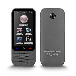 Duckdik Indiana, Traduttore vocale istantaneo 2026, traduttore simultaneo portatile senza WiFi, traduzione offline 18 lingue, 142 online, bidirezionale, traduttore di viaggi affari