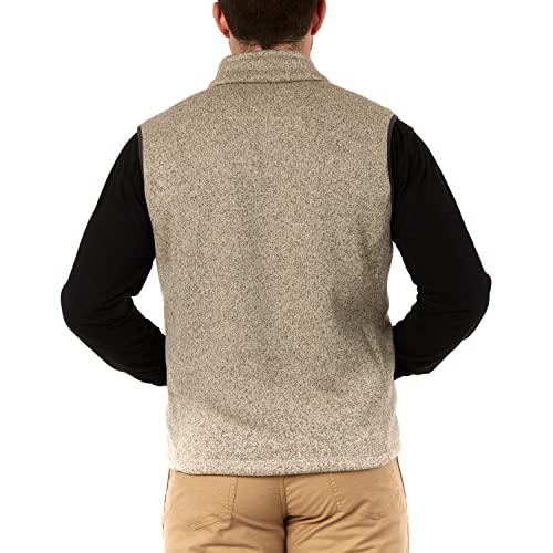 Smith's Workwear Men's Sherpa Lined Sweater Fleece Vest2