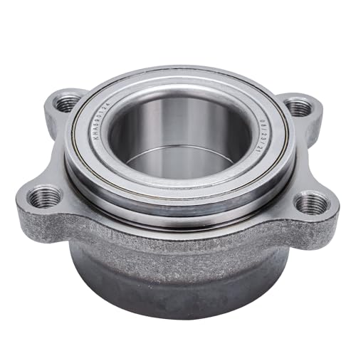Image of Detroit Axle - 2WD Pair Front Wheel Bearing Modules for 2003-2008 Infiniti FX35 [3.5L], 2 Wheel Bearing Modules 2004 2005 2006 2007 Replacement