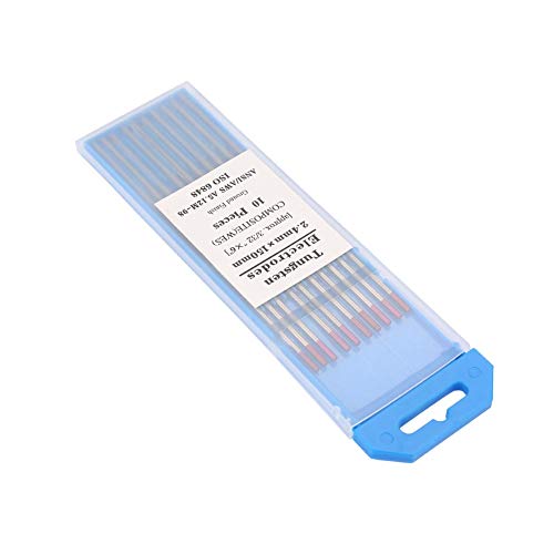 Tig Tungstênio Roxo, Tig Eletrodos de Tungstênio Composto de Soldagem 2.4 * 150mm (Roxo WES) 10-Pack