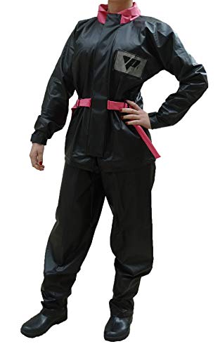 Capa de Chuva Para Motoqueiro Feminina Blusa E Calça Pvc Impermeavel Pantaneiro G
