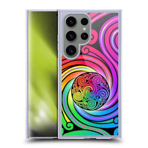 Coque Samsung S24 Ultra MagSafe Beth Wilson Spirales Arc-en-Ciel Gel Magsafe