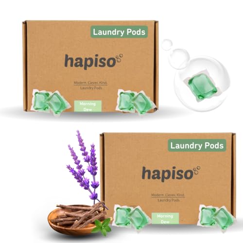 Image of Morning Dew Laundry Pods | Liquid Detergent | 5-in-1 Detergent Pods for Washing Machine | Front & Top Load Washing Machine | Tough on Stains & Odour | 30 Eco-Friendly Washing Pods