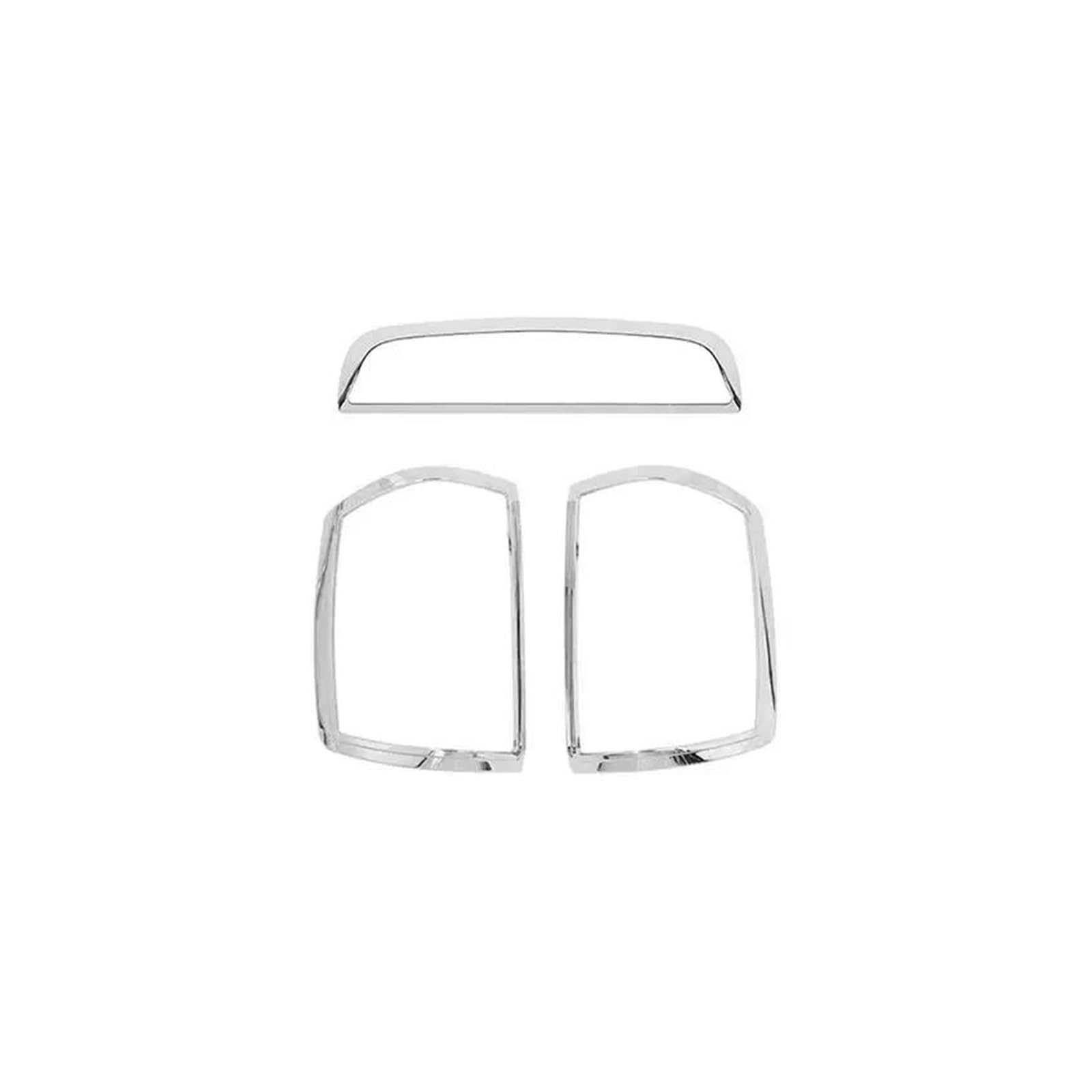 Cubierta de luz trasera cromada para Chevy Silverado 2014-2018 6