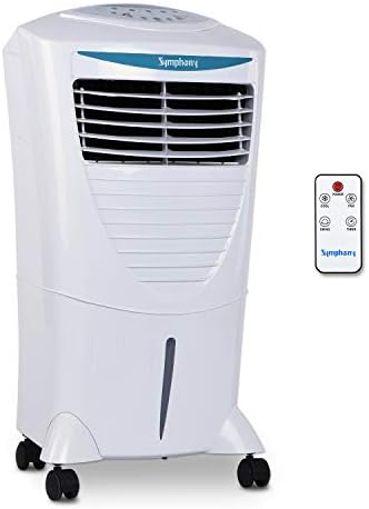 Symphony Hi Cool i Modern Personal Room Air Cooler 31-litres, with Remote, Honeycomb Pad, Multi-Stage Air Purification (White)