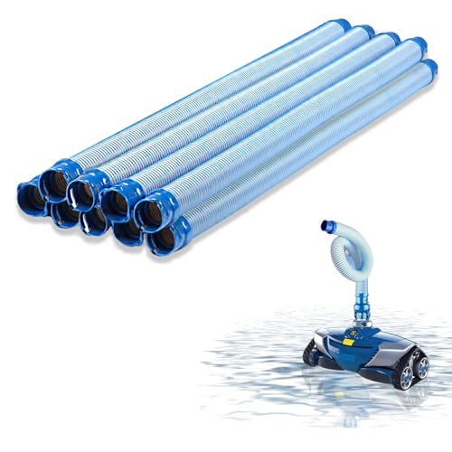 Pool Cleaner Hose Replacement, 39 Inch, 9 Pack, compatible with Zodiac MX6, MX8, MAXX, ATLAS and Polaris Suction-Side Pool Cleaners (A KIT)