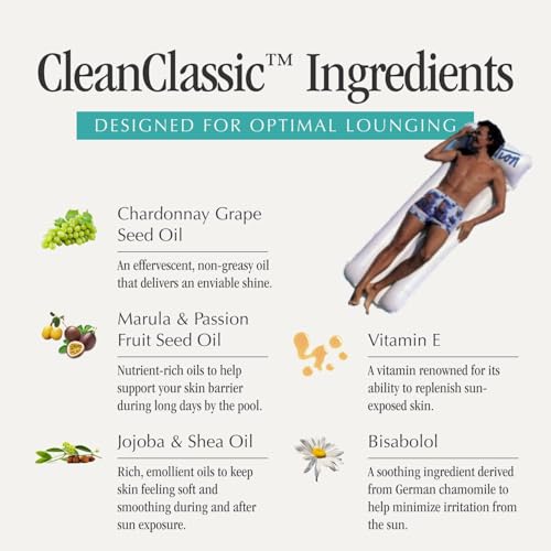 Image of Vacation Chardonnay Oil SPF 30 Sunscreen Oil, 3.4 Fluid Ounces, Pack of 2 - Hydrating, Lightweight, Reef Safe, Invisible, Water-Resistant, Travel Size