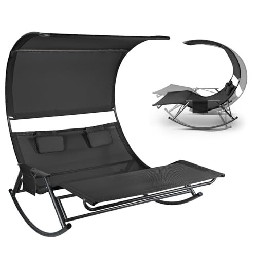 Aopunly Tumbona doble para exteriores columpio