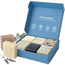 Plant Based Organic Bar Soap All Natural Handmade in USA 8 Natural Soap Bars for Men & Women Cold Process With Essential Oils for Moisturizing Dry & Sensitive Skin 8 Scents 5 oz Each