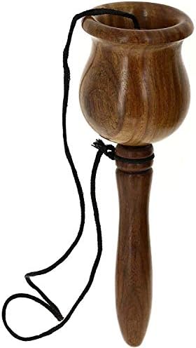 Ajuny Wooden Handmade Catch Ball Game, Vintage Catch Toys for Kids, Wood Design, Indoor and Outdoor Games for Backyard, Park, and Beach Fun, Best Gift Idea
