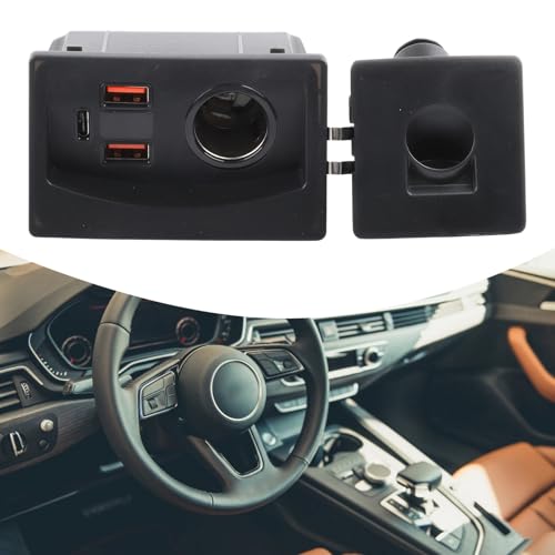 Cargador inalámbrico 15W para Audi A4 A5 S4 S5 Q5 placa de carga rápida coche 7