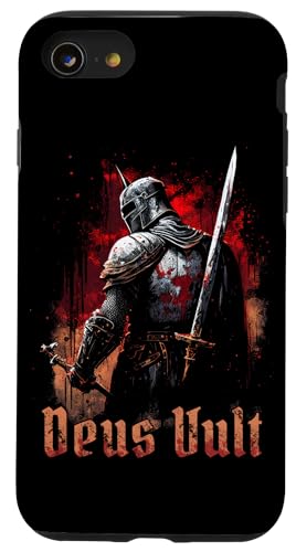 Deus vult medieval templar knight crusader Case for iPhone SE (2020) / 7 / 8