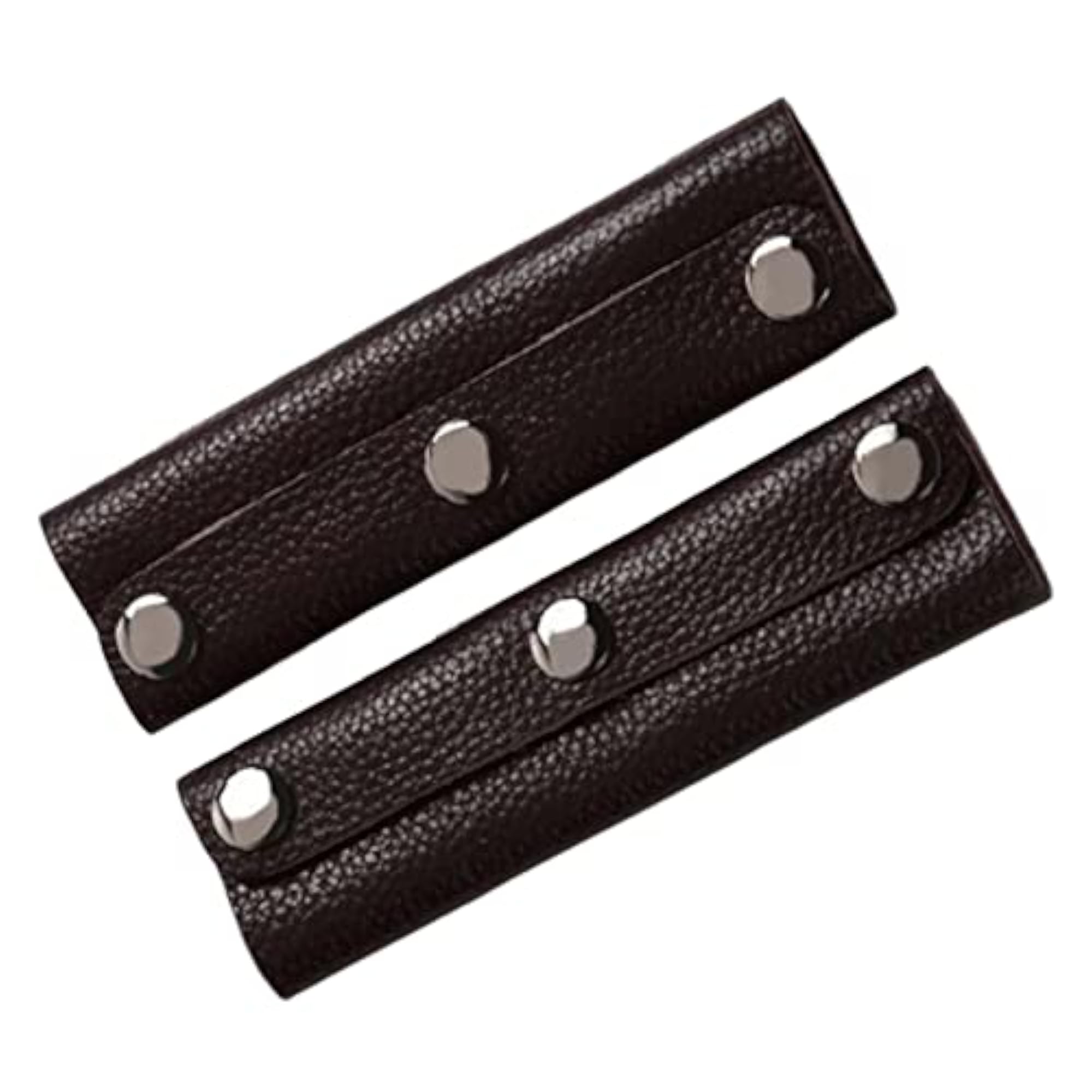 Leather Handbag Handle Wrap Cover Protectors for Travel Bag, Black