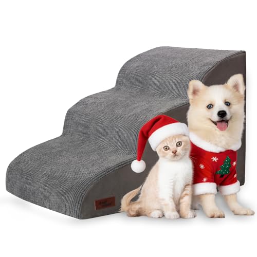 Aodisman 3-Step Dog Ramp and Stairs for Sofa and Chair
