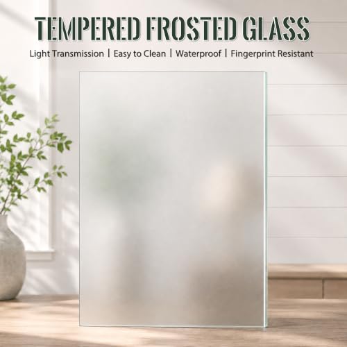 SMARTSTANDARD 56" x 80" Interior Slab Door, Frosted Glass Pantry Door by SMARTSTANDARD - Used condition - Image 3