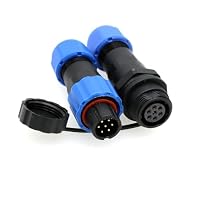 GZLFH wasserdichte Anschlüsse 2 Poliger Wasserdicht Stecker, 8 Paar | IP65 LED Steckverbinder Male Female Plug mit 16-22AWG 20CM Verlängerungskabel für Lichterketten LED Lichtleisten