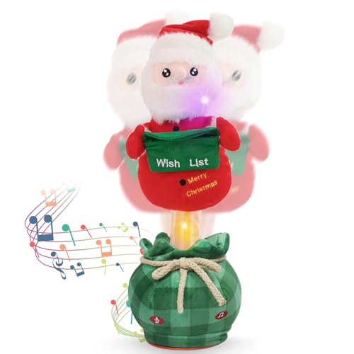 Singender Tanzender Weihnachtsmann, Tanzende Weihnachtsmann Schneemann...
