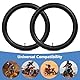 2PCS Schläuch 2.25/2.50-17 (70/100-17) TR4 Gerades Ventil Hochleistungs Butylkautschuk Motorrad Ersatz Innenschläuche für Dirt Bike 2,25-17 2,50-17 Mini-Pit-Bike Geländemotorrädern Vorder-Hinterreifen