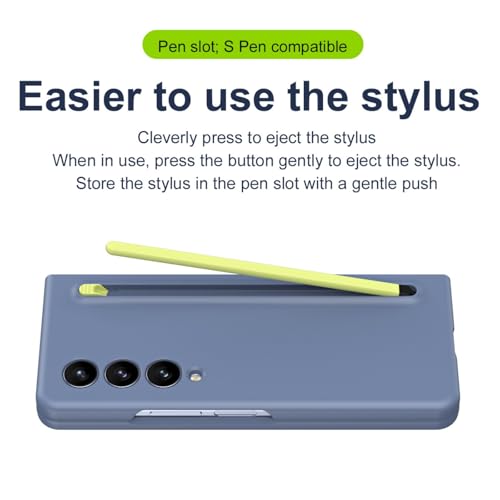 Coque Samsung Z Fold6 violette avec stylet et protège-écran